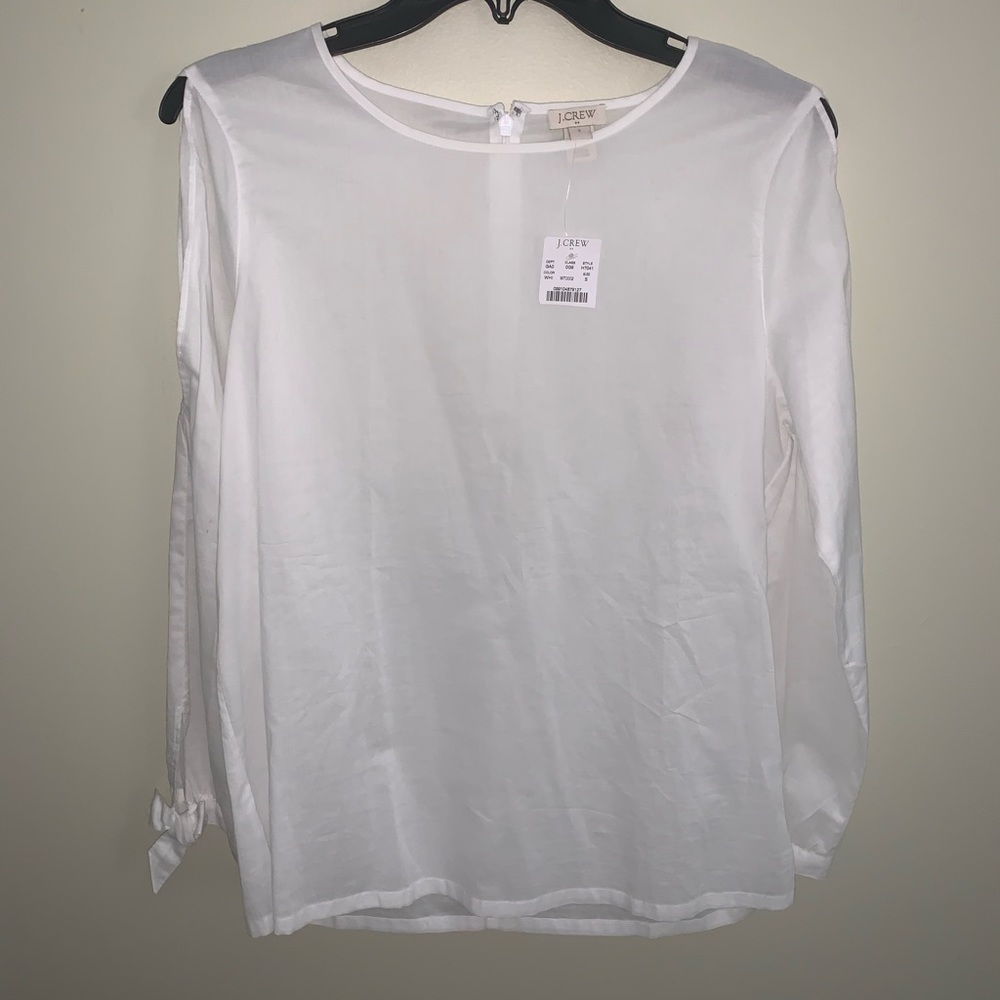 J. Crew women’s size small nwt white blouse